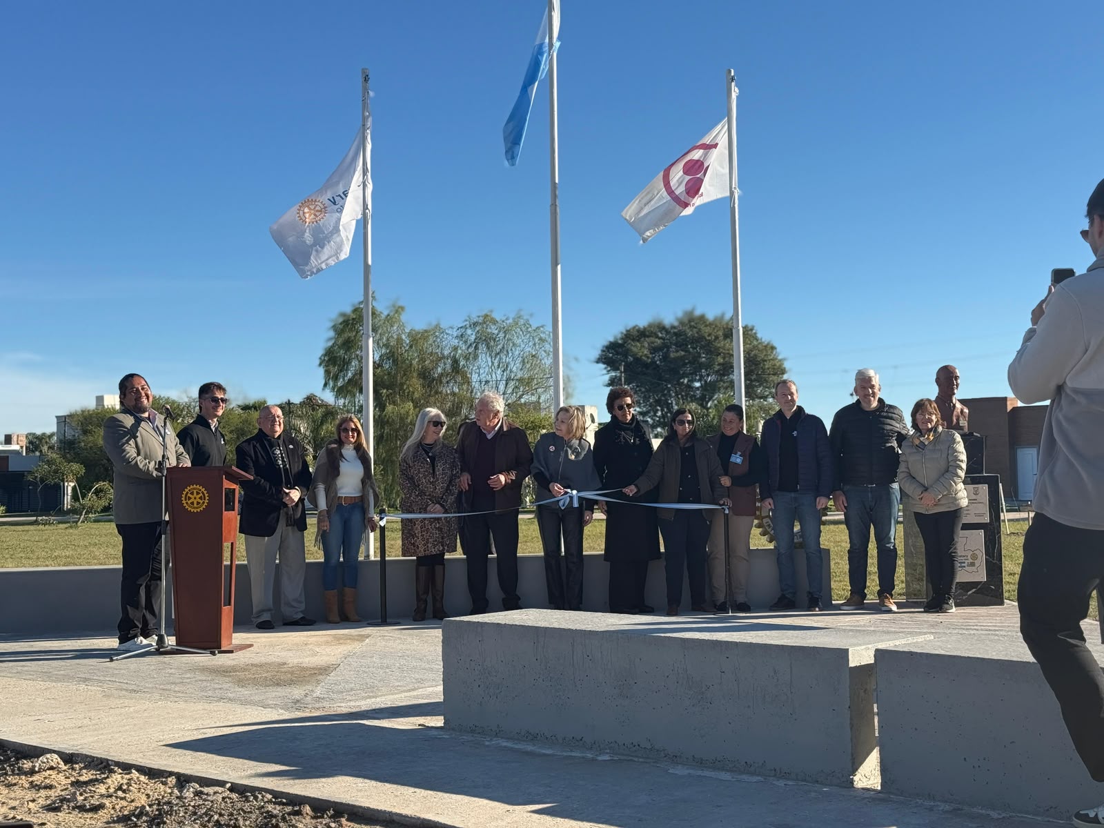 ROTARY CLUB DE SAN JUSTO Inaugura la plaza Paul Harris.